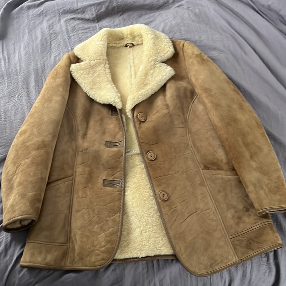 Wool and Suede fully lined coat by Skinny’s Hideout.